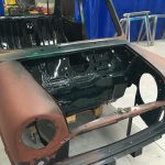 Mini Rover Classic SPI 1995 1993 Restauration minifrogs Erbsle Lackierung british racing green