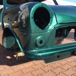 Mini Rover Classic SPI 1995 1993 Restauration minifrogs Erbsle british racing green lackierung rohkarosserie